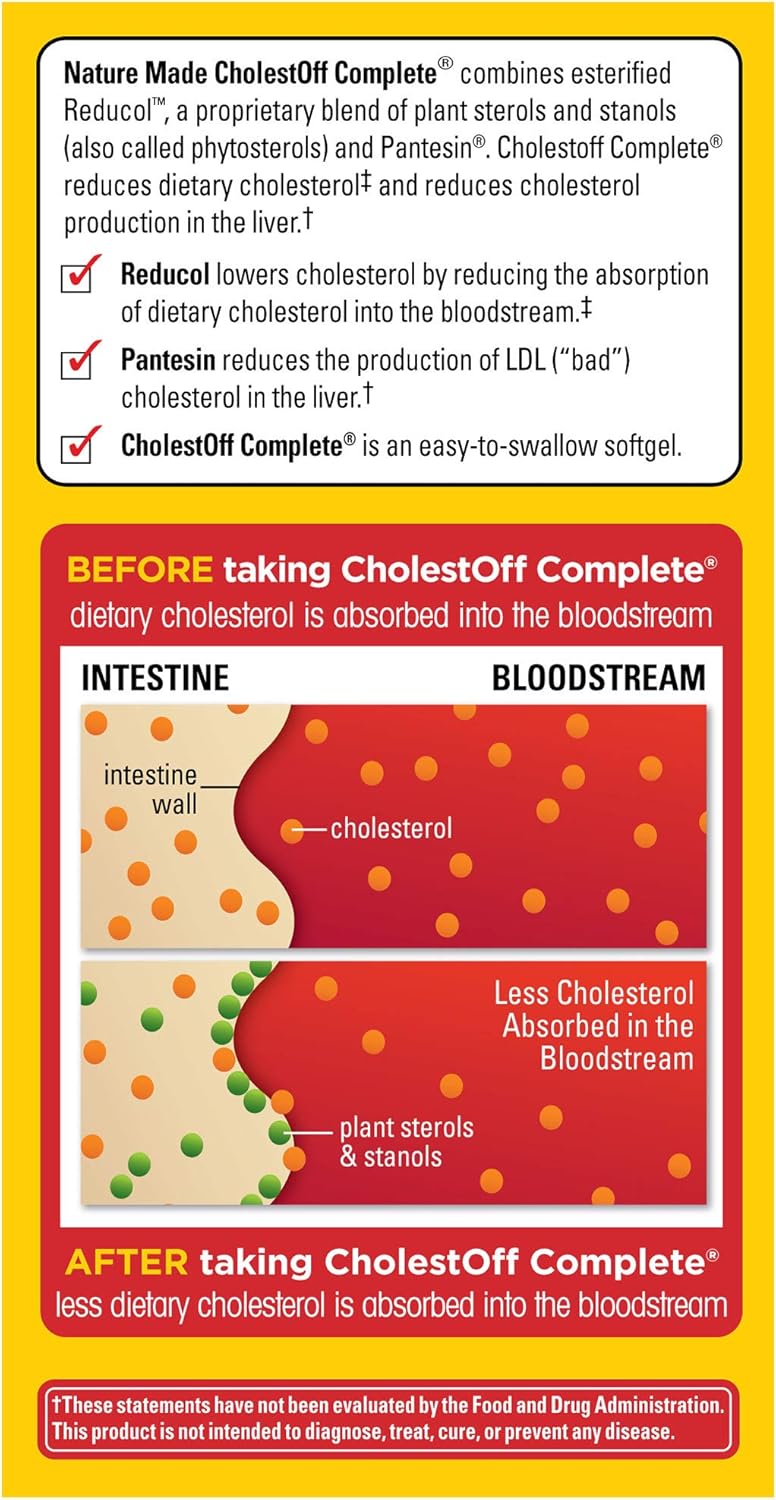 CholestOff Complete Softgels, 120 Count for Heart Health