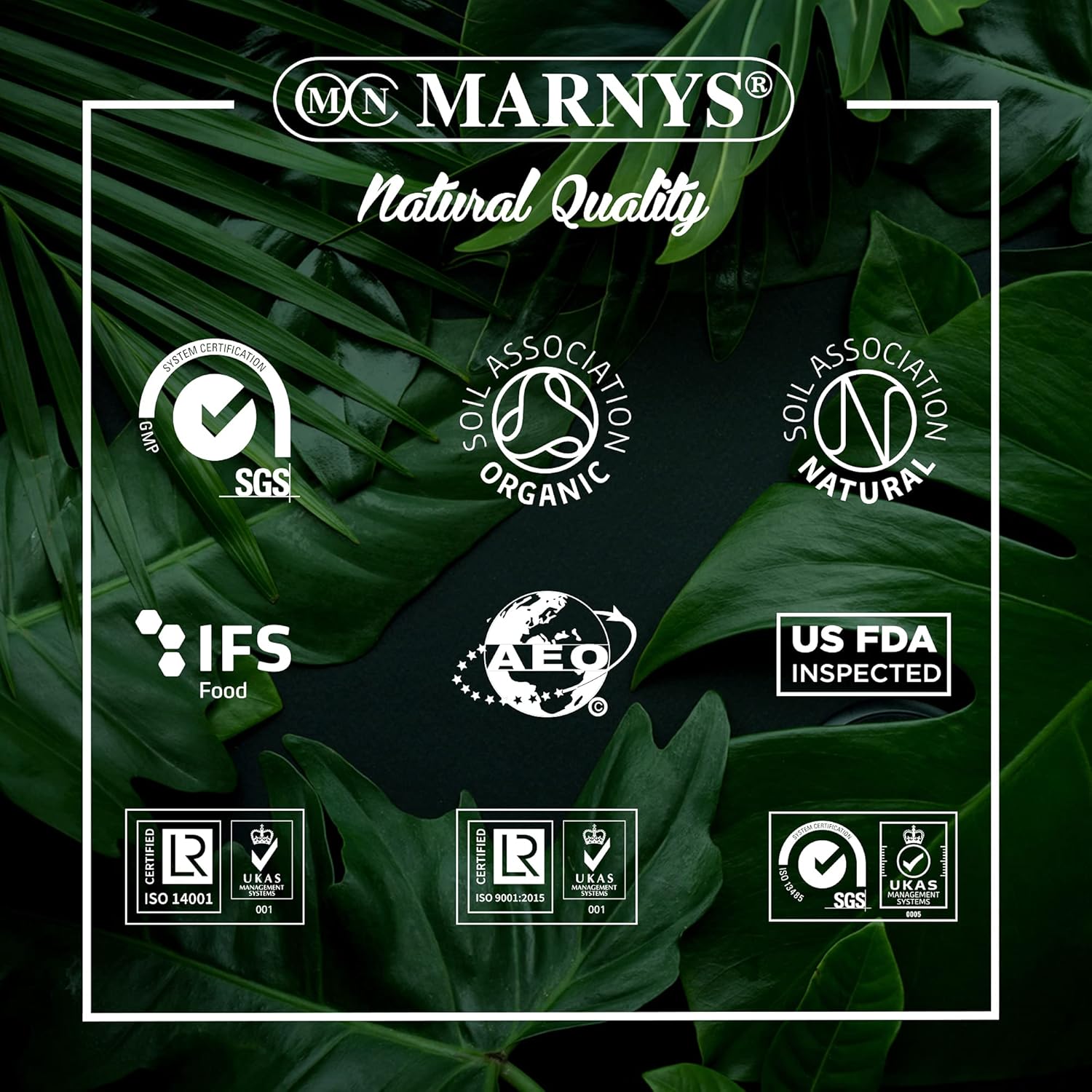 Marnys Argan 100% Marnys-Pure Oils Collection Organic Repair Oil 50Ml