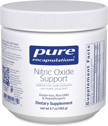 Pure Encapsulations Nitric Oxide Support | Supports Healthy Oxygen Circulation And Promotes Energy Production Within Muscles | 5.7 Ounces