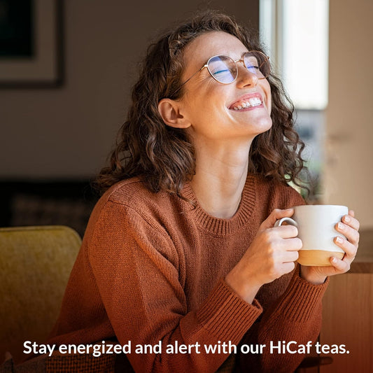 The Republic Of Tea Hicaf Toasted Coconut Black Tea, 50 Tea Bags, High-Caffeinated Gourmet Herbal Blend