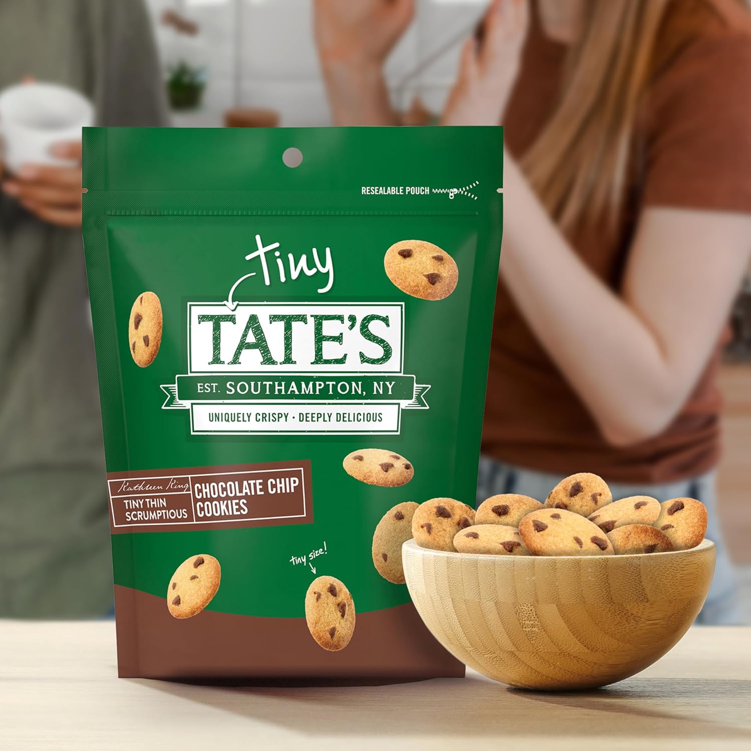 Tate'S Bake Shop Tiny Tate'S Chocolate Chip Cookies, 3-5.5 Oz Bags