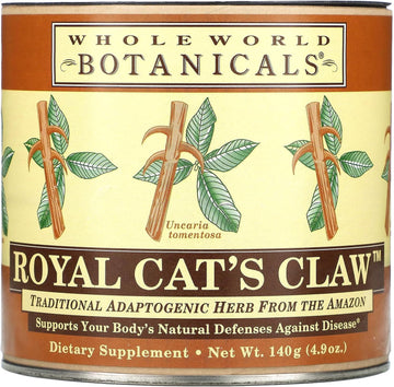 Whole World Botanicals Royal Cat'S Claw, 4.9 Oz (140 G)