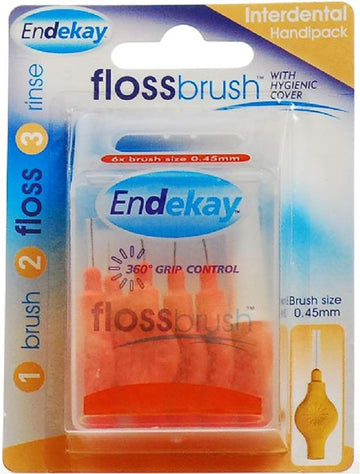 Endekay Interdental Flossbrush Orange