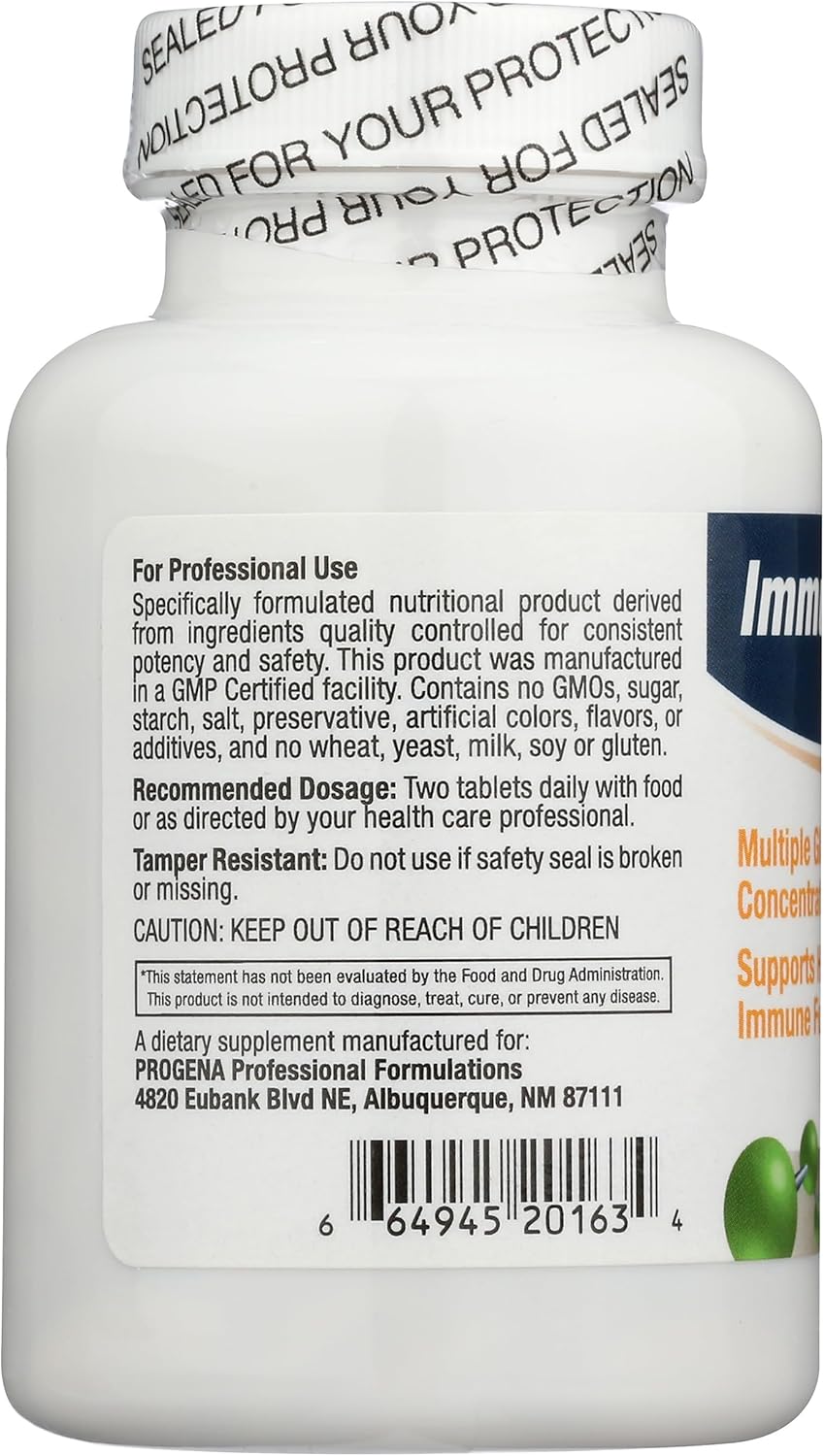 Progena - Immune Plus Multiple Glandular Tissue Concentrate (120 Capsules)
