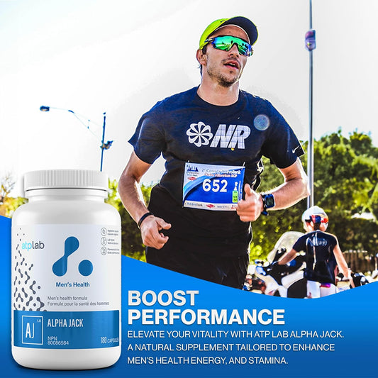 ATP LAB | Alpha Jack 180 caps | A synergistic Combination of efficiently-dosed, Research-Backed, Ingredients Aimed at optimizing Male Health