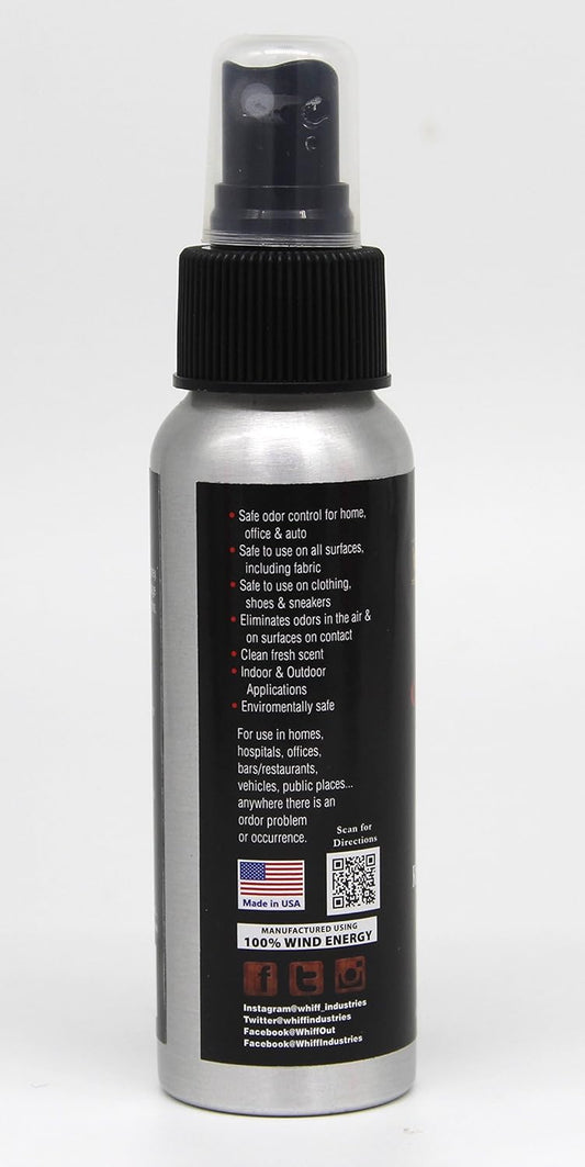 Spray Mist- 2 Pack of 2 oz Non-Aerosol Surface & Air Deodorizer | Cigar Cigarette 420 Smoke Fabric Pet Odor Neutralizer | Remove and Replace Odors on Contact