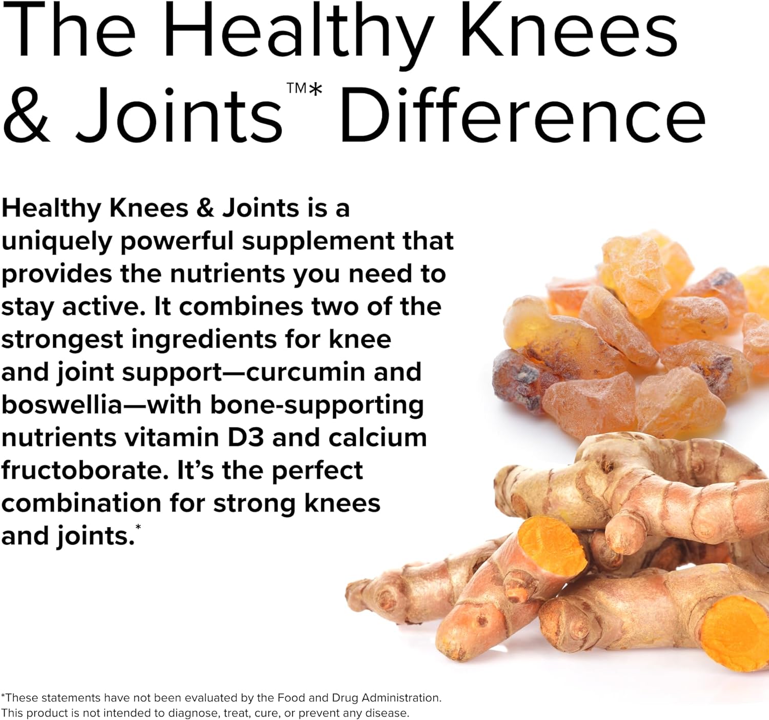 Terry Naturally Healthy Knees & Joints - 1,560 mg Curcumin & Boswellia Complex, 60 Capsules - Promotes Flexibility, Mobility, Strength & Comfort - Gluten-Free - 20 Servings : Health & Household