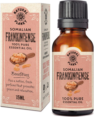Natural Planet Frankincense Essential Oil 15Ml 100% Pure & Undiluted Therapeutic Grade, Cruelty Free