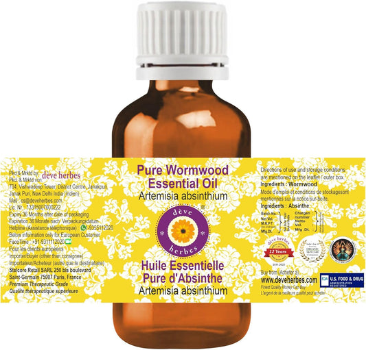 Deve Herbes Pure Myrtle Essential Oil (Myrtus Communis) Steam Distilled 10Ml (0.33 Oz)