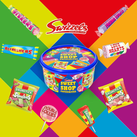 Swizzels Sweet Shop Favourites Tub 650G, White