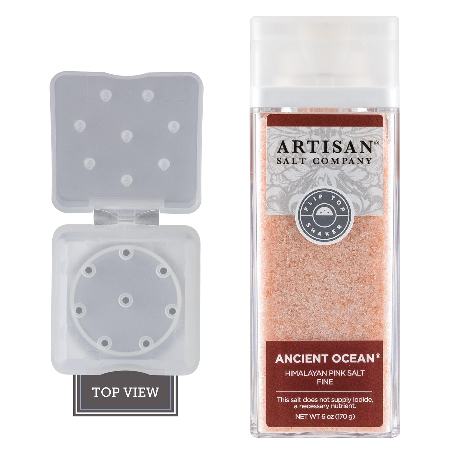 Artisan Salt Company Artisan Salt Company Aussie Flake Australian Sea Salt Flakes Shaker Jar 2.5 Ounce