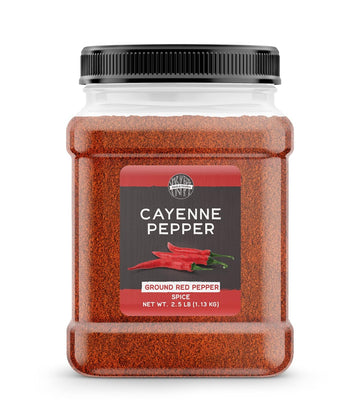 Birch & Meadow 2.5 lb of Ground Cayenne Pepper, Spicy Seasoning, Chili & Soups