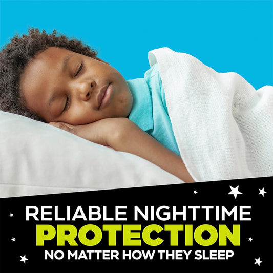 Ninjamas Boys Bedwetting Nighttime Underwear, Size L (64-95+ Lbs), 68 Count, Overnight Protection, Ultra Absorbent, Hypoallergenic