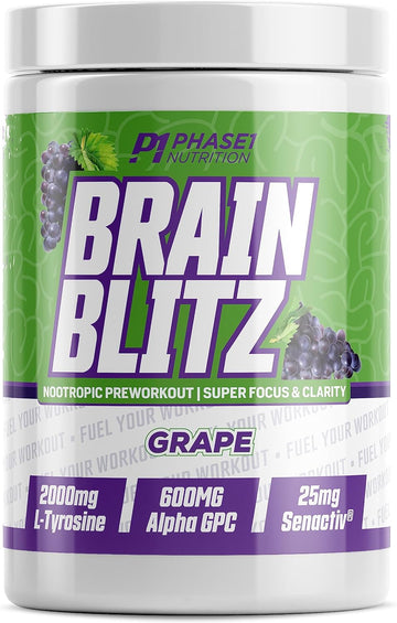 Phase One Nutrition Brain Blitz, Grape - 20 Servings