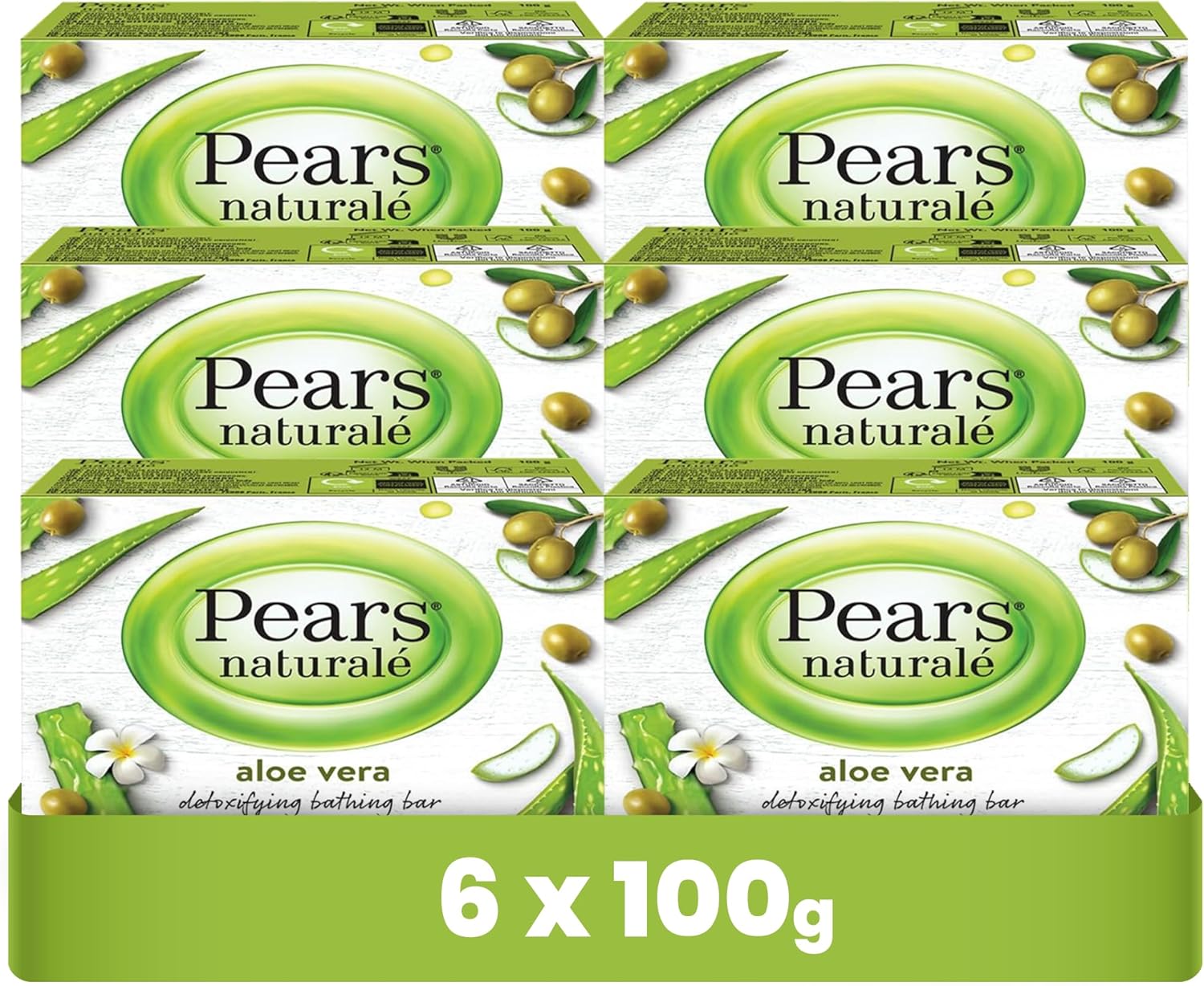 Pears Naturale Soap Bar Aloe Vera 100G