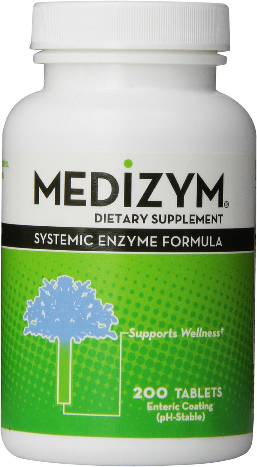 Systemic Enzyme Formula, 200 Tablets,Yellowish Green/Tan,N20020