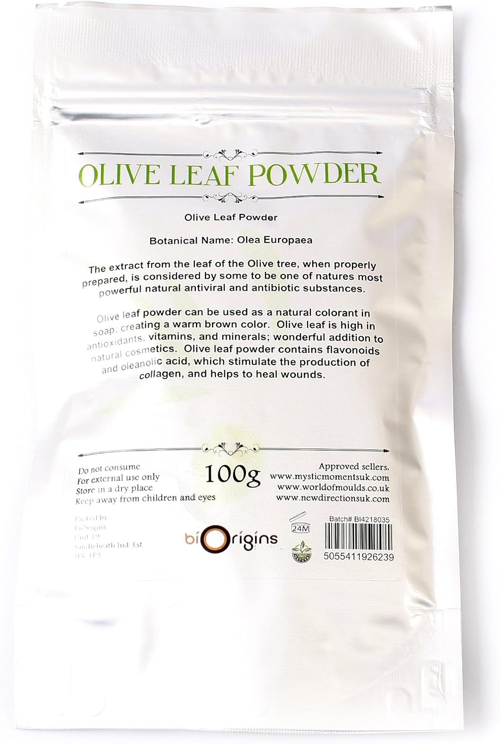 Olive Leaf Powder 100g : Amazon.co.uk: Health & Personal Care