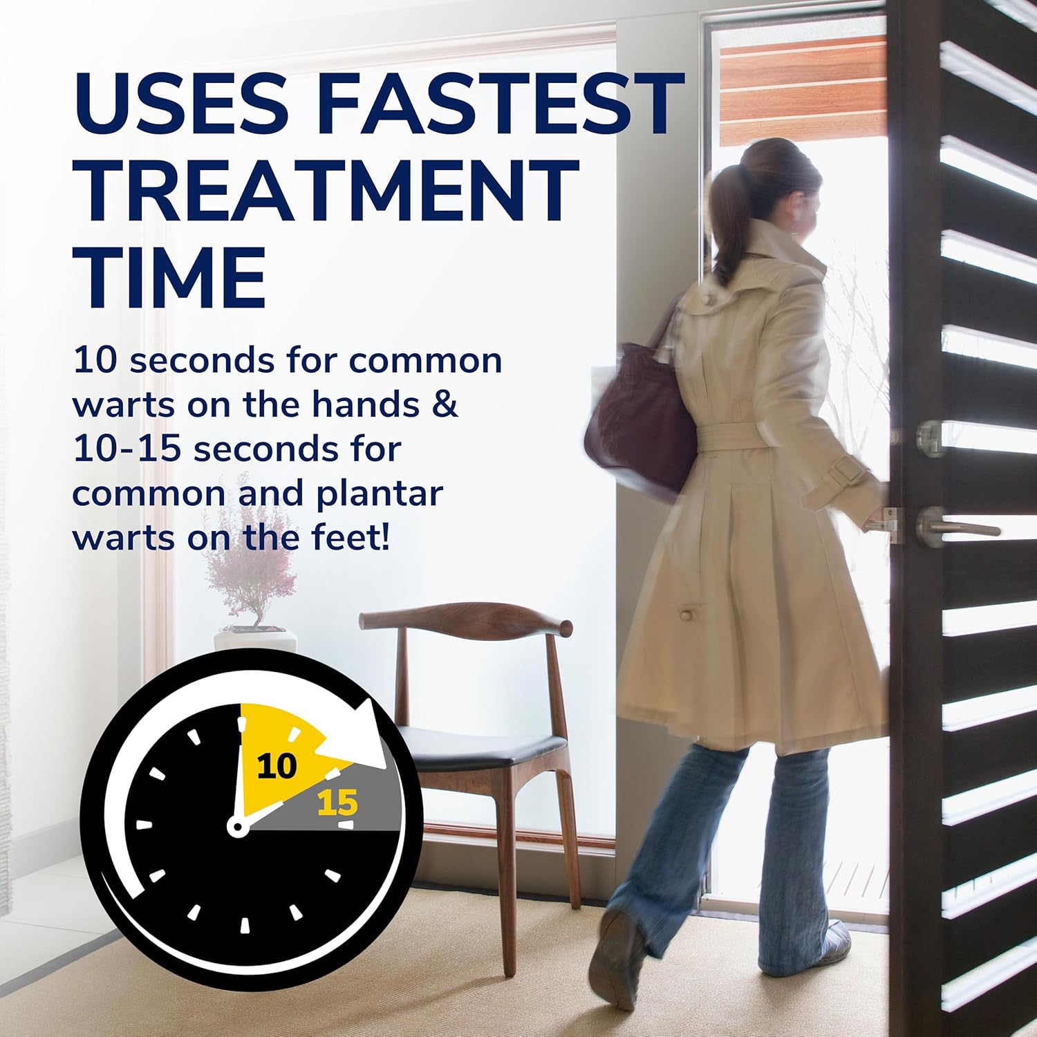 Dr. Scholl'S Freeze Away Max Wart Remover, 10 Treatments - As Fast As 10 Seconds To Treat Warts, Removes Common Warts & Plantar Warts On Hands & Feet, Easy To Use Precision Spray For Wart Removal : Health & Household