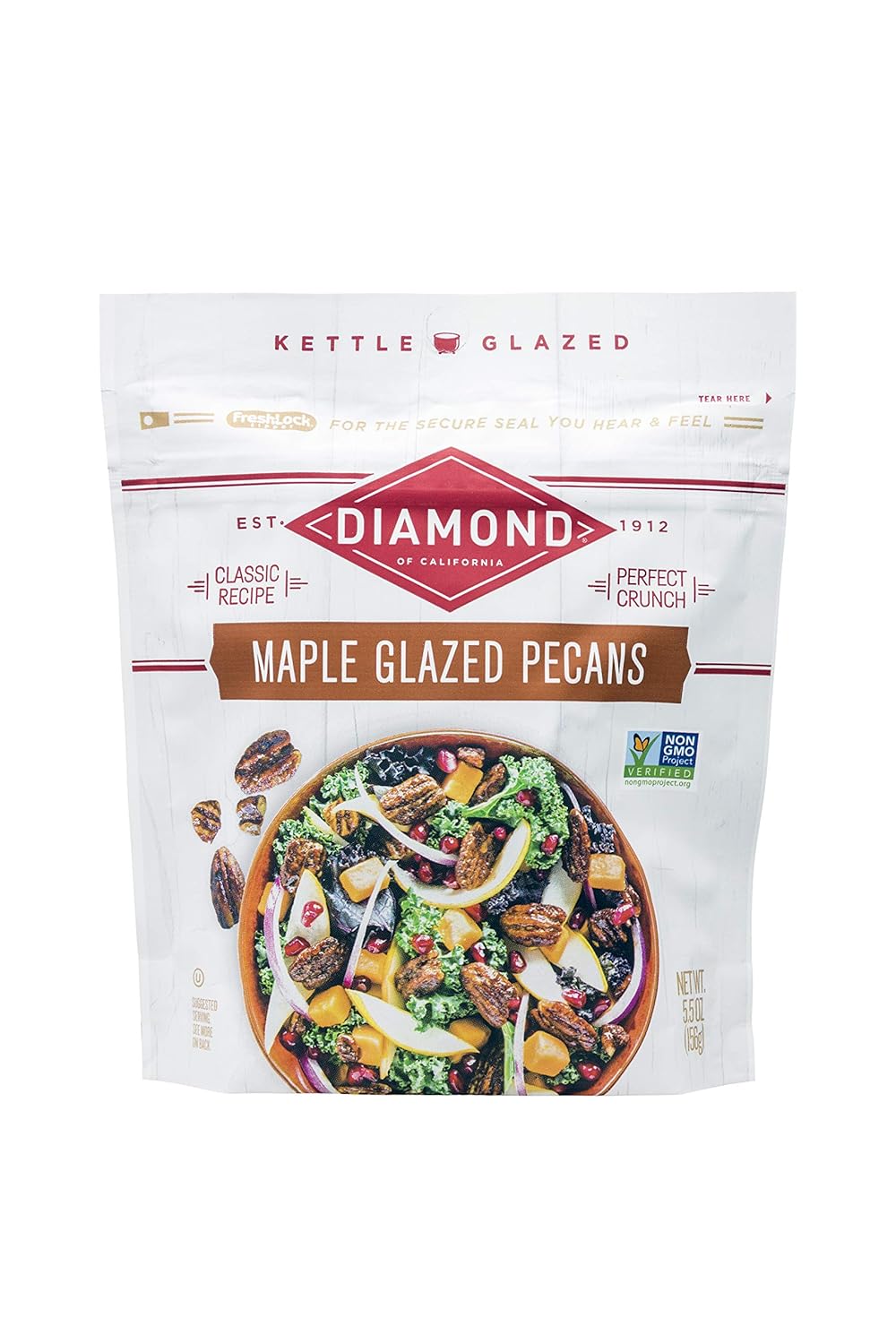 Diamond Of California Maple Glazed Walnuts, 5.5 Oz (12 Pack)