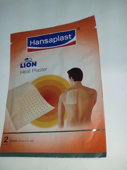 Hansaplast Lion Heat Plaster 4 Sheets (9 Cm X 11 Cm)