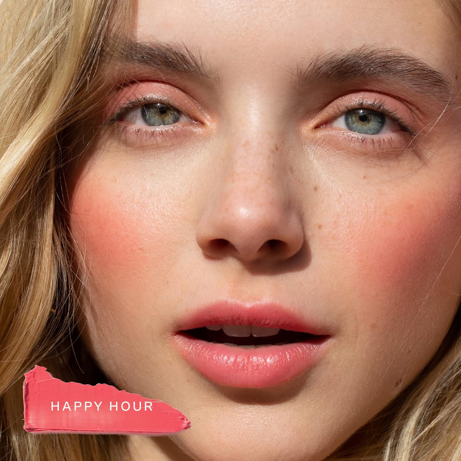 Tower 28 Beauty BeachPlease Cream Blush for Cheeks and Lips - Multi-Purpose Lip and Cheek Tint in Pink Blush - for Sensitive Skin – Color HAPPY HOUR, Luminous Finish : Beauty & Personal Care