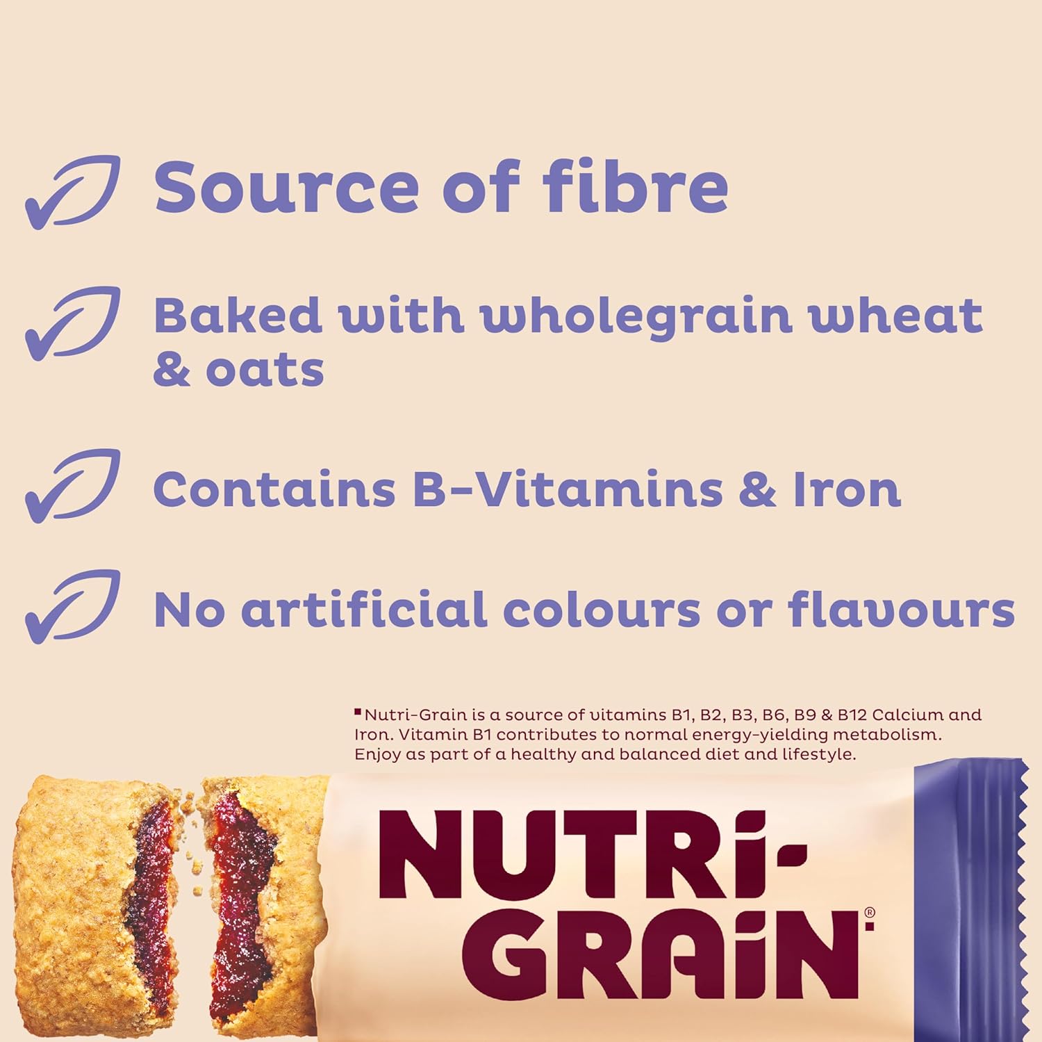 Kellogg's Nutri-Grain Blueberry Cereal Bars 6X37g 222g : Amazon.co.uk: Grocery