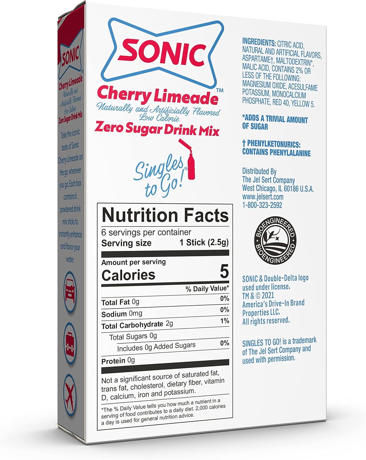 Sonic Singles To Go Variety Pack (Variety Pack - 6 Count)