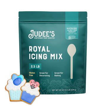 Judee'S Royal Icing Mix 2.5 Lb - Frost Cookies Like A Professional - Great For Decorating And Baking - Just Add Water - Non-Gmo, Gluten-Free And Nut Free