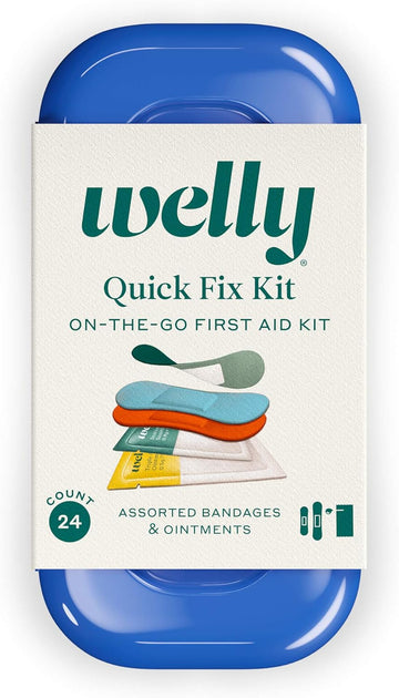 Welly Quick Fix Kit First Aid Travel Kit - 24Ct