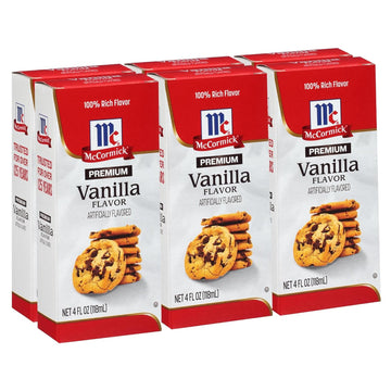 Mccormick Premium Vanilla Flavor, 4 Fl Oz (Pack Of 6)