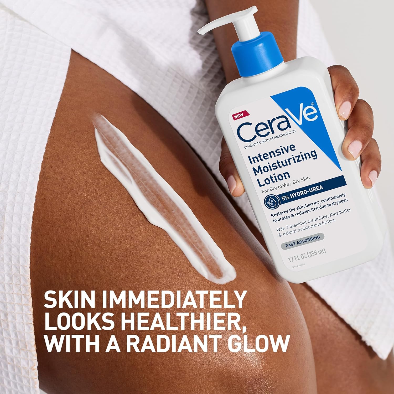 CeraVe Intensive Moisturizing Lotion | Hydro-Urea + Shea Butter | Body Lotion For Dry Skin | Relieves Signs Of Extra Dry Skin | Non Greasy Hydrating Lotion For Rough, Tight, Red & Itchy Skin | 16oz : Beauty & Personal Care