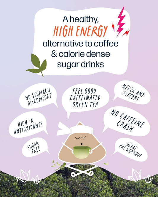 Kubo Tea, Coconut Chai Black Tea, Organic High Caffeine Blend, 20 Servings (155Mg Caffeine Each), Pyramid Tea Bags, Compostable & Biodegradable Packaging, Brew Hot Or Iced, Healthy Coffee Substitute