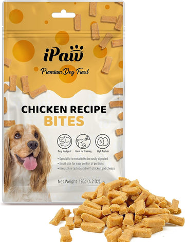 Dog Treats for Puppy Training, All Natural Human Grade Dog Treat, Hypoallergenic, Easy to Digest (Chicken Bites)