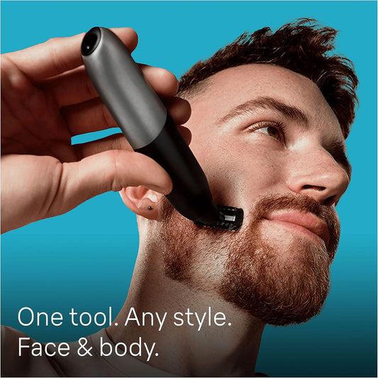 Braun Series Xt5 One Blade Hybrid Beard & Stubble Trimmer, Electric Shaver For Men, Body Groomer For Manscaping With Travel Pouch, Gifts For Men, Xt5200, Black Razor