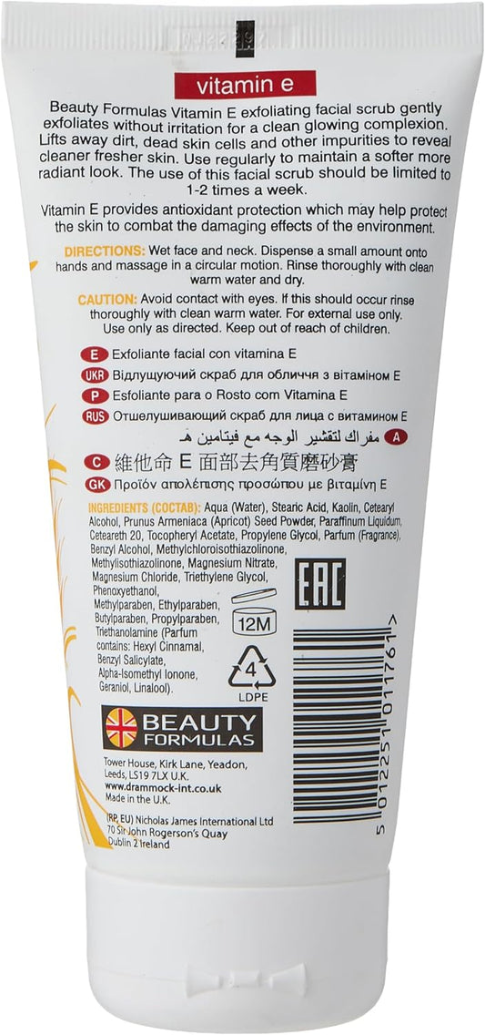 Beauty Formulas Vitamin E Exfoliating Facial Scrub