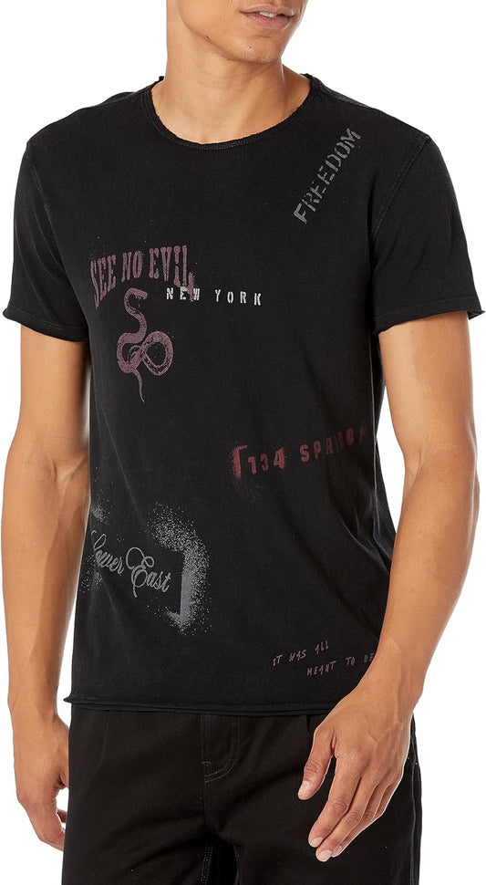 John Varvatos Men'S Stencil Tee
