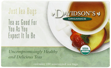 Davidson'S Organics, Earl Grey, 100-Count Unwrapped Tea Bags