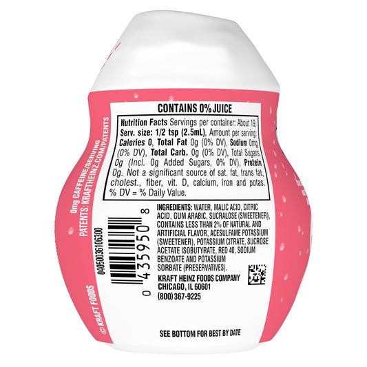 Kool-Aid Liquid Watermelon Artificially Flavored Soft Drink Mix, 1.62 Fl Oz Bottle