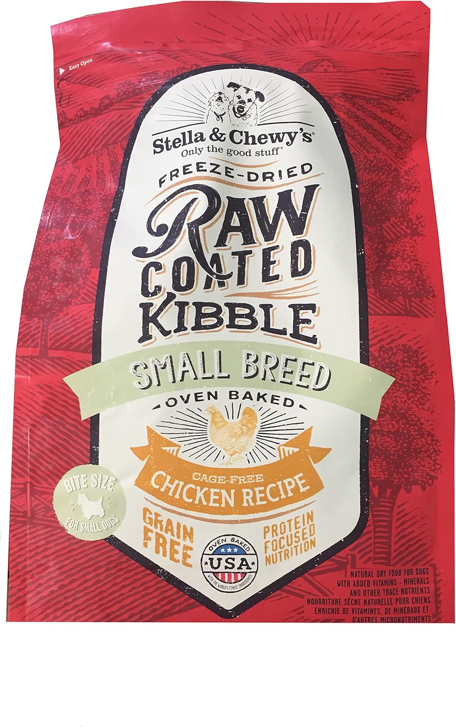 Stella & Chewy'S Raw Coated Small Breed Chicken Recipe Dog Food 3.5Lb : Pet Supplies