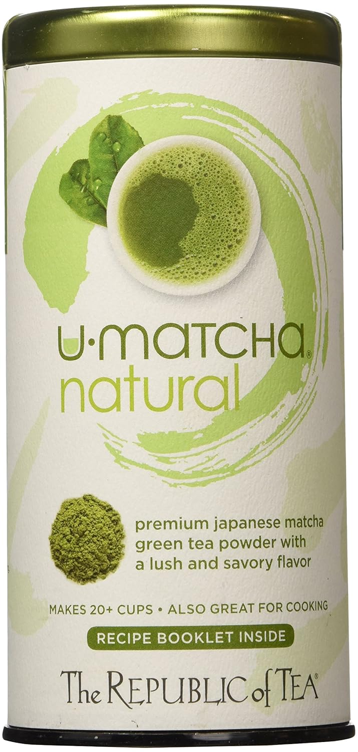 The Republic Of Tea U-Matcha Natural Tea, 1.5 Ounces / 20+ Cups, Matcha Tea Powder