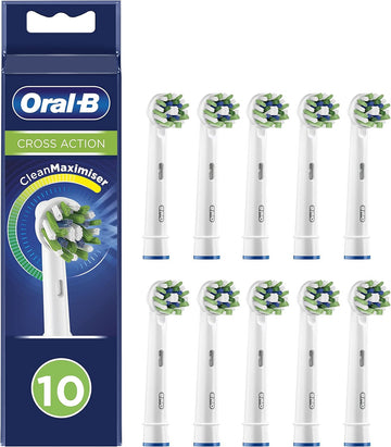 Oral-B, Pack Of 10 Toothbrush Heads, White