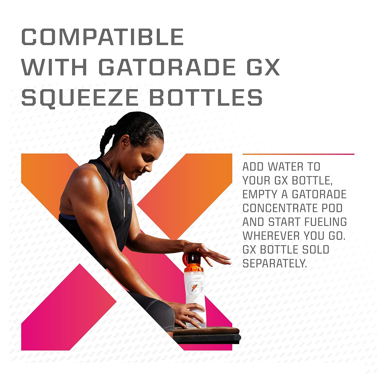 Gatorade Gx Hydration System, Non-Slip Gx Squeeze Bottles Or Gx Sports Drink Concentrate Pods : Grocery & Gourmet Food