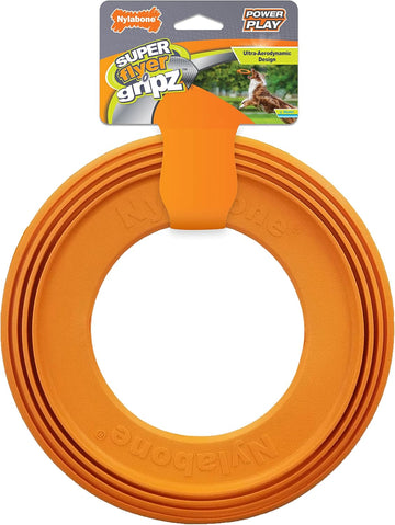 Nylabone Power Play Super Flyer Gripz Disc For Dogs Super Flyer One Size (1 Count)