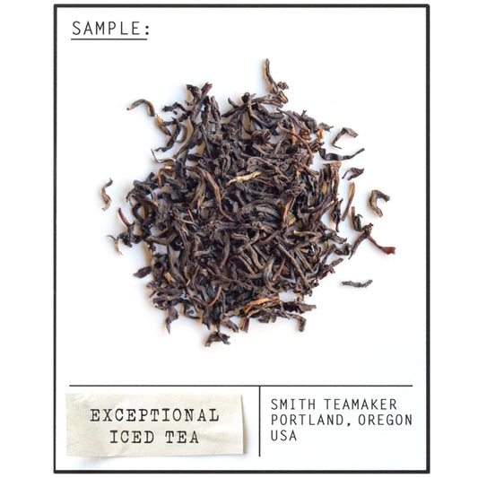 Smith Teamaker Exceptional Iced Tea No. 46, Refreshing, Caffeinated, Sustainably Grown Organic Full Leaf Black Iced Tea, 10 Count, 1 Quart Sachets