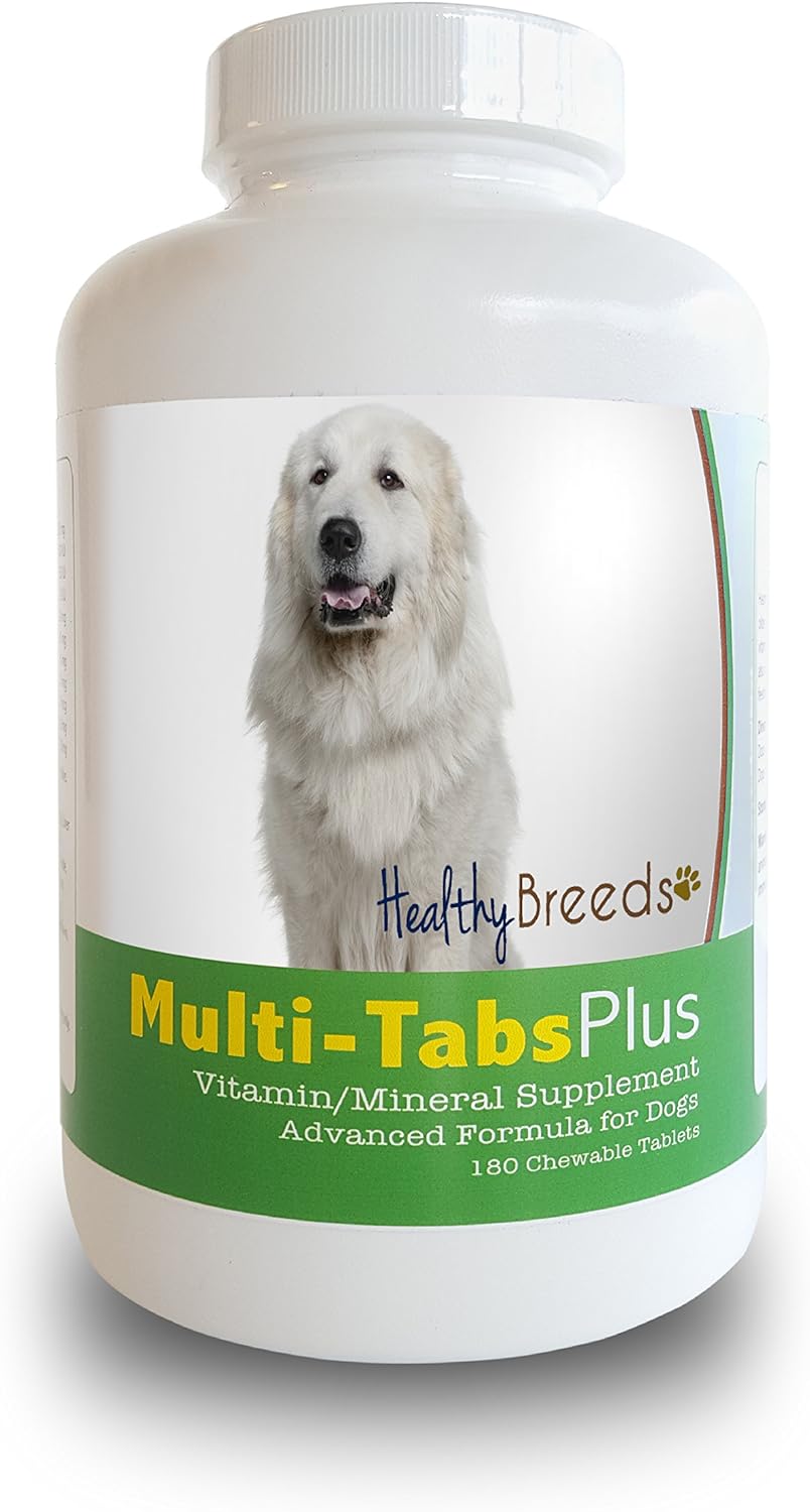 Healthy Breeds Great Pyrenees Multi-Tabs Plus Chewable Tablets 180 Count : Pet Supplies