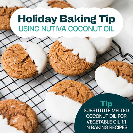 Nutiva Organic Coconut Oil With Non-Dairy Butter Flavor, 14 Ounce (Pack Of 2), Usda Organic, Non-Gmo, Whole 30 Approved, Vegan & Gluten-Free, Plant-Based Replacement For Butter