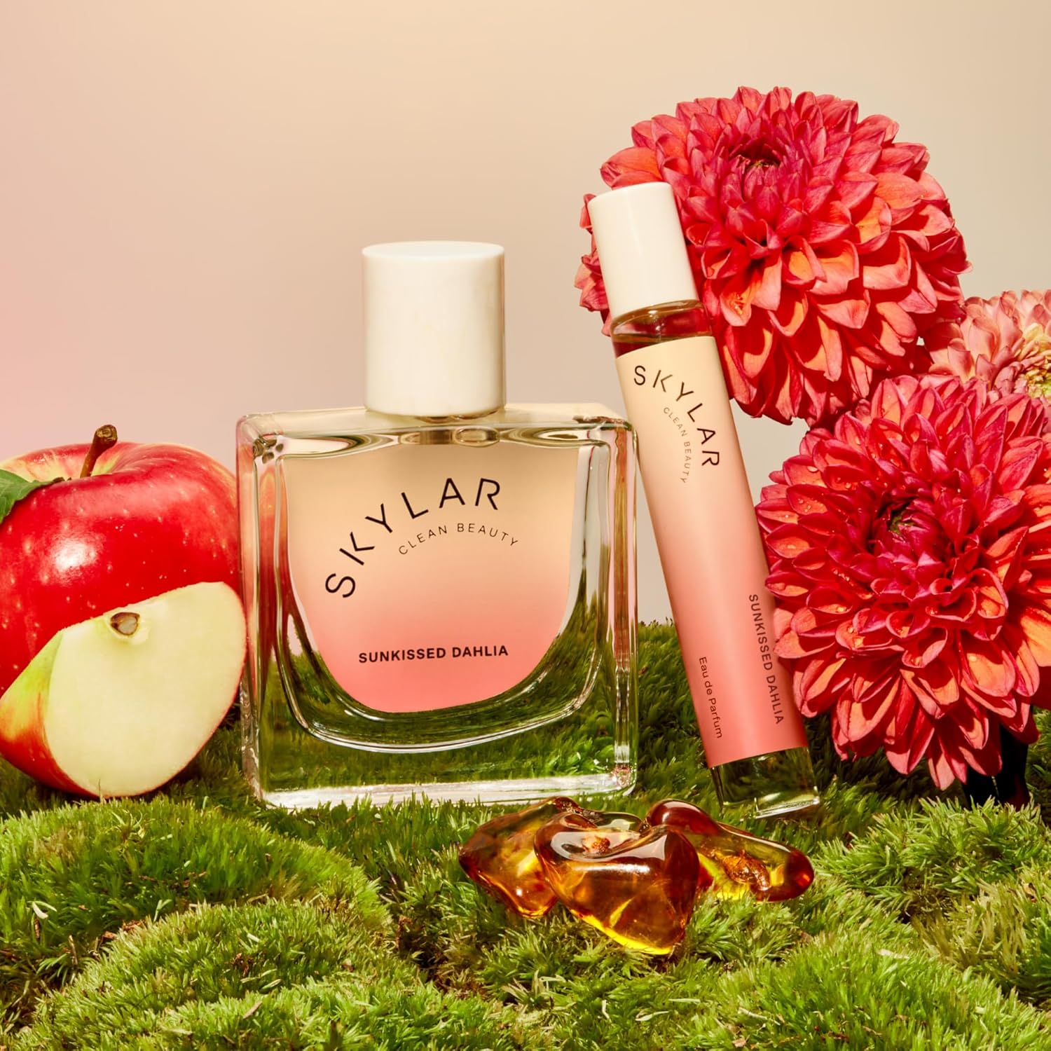 Skylar Sunkissed Dahlia Eau De Parfum - Hypoallergenic & Clean Perfume For Women & Men, Vegan & Safe For Sensitive Skin - Floral Perfume With Notes Of Dahlia, Apple & Amber - 10Ml /0.33 Fl Oz : Beauty & Personal Care