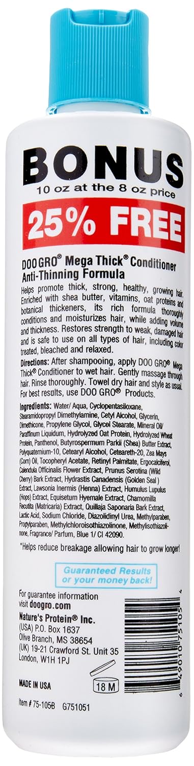 Doo Gro Mega Thick Anti Thinning Conditioner, 10 Ounce