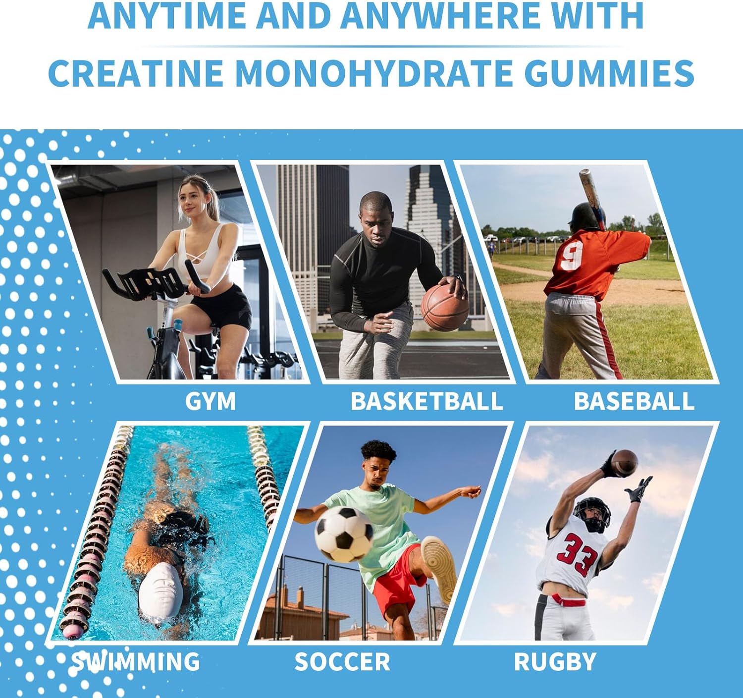 Healtionist 1 Pack Creatine Monohydrate Gummies For Men & Women, Chewable Creatine Monohydrate For Muscle Strength & Growth, Muscle Builder, Energy Boost, Pre-Workout Supplementm, Vegan, 60 Counts : Health & Household