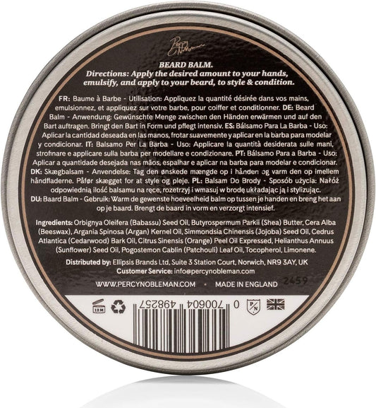 Beard Balm By Percy Nobleman - New All Natural Leave In Conditioner For Men